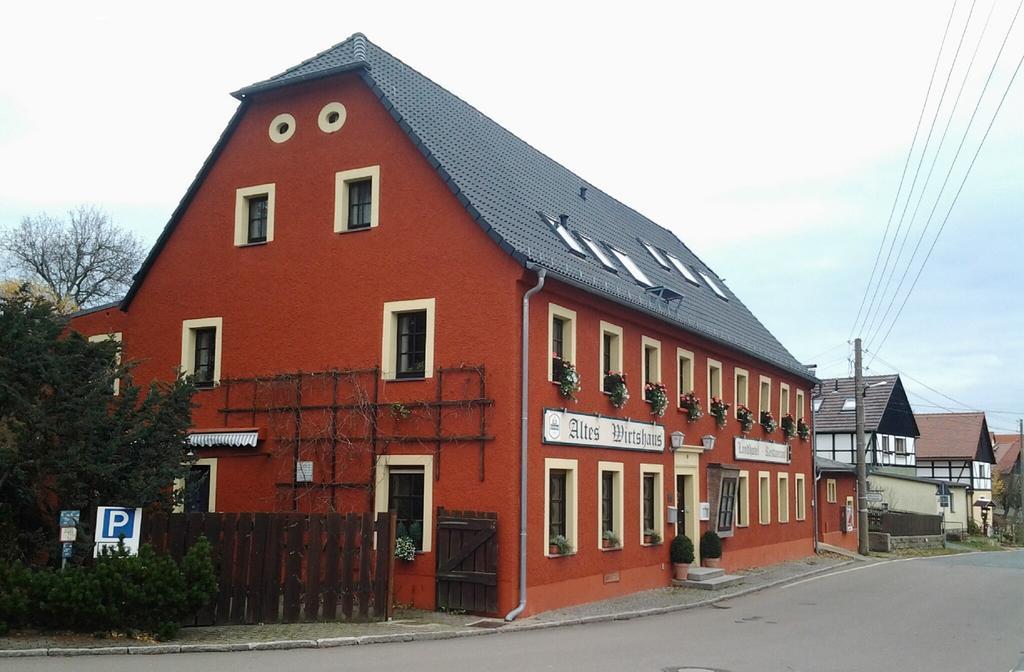 Altes Wirtshaus Foerdergersdorf Bed & Breakfast Tharandt Eksteriør billede